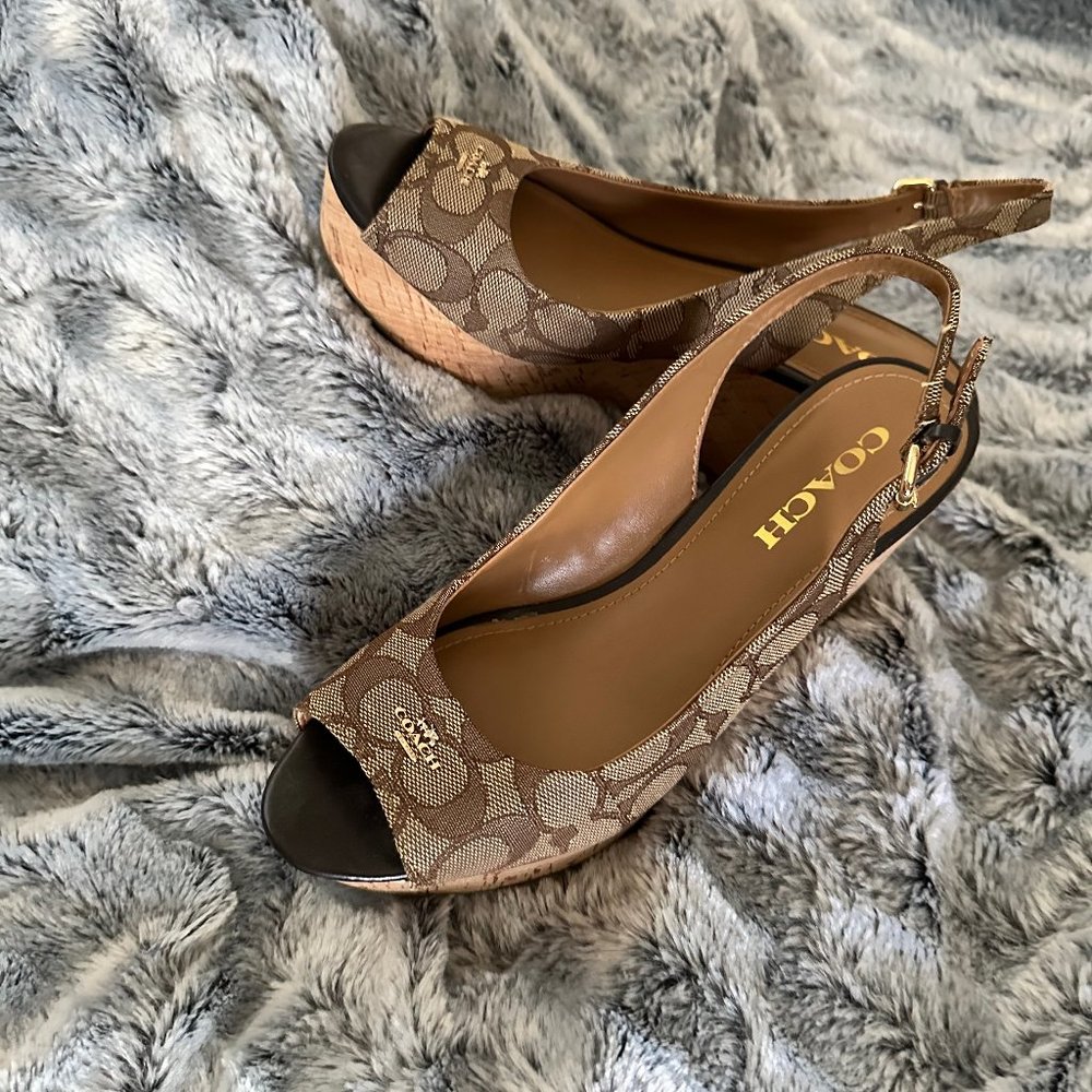Coach Wedges Size 8